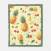 ananasparade fleece deken (Voorkant)