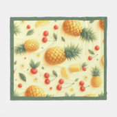 ananasparade fleece deken (Voorkant (Horizontaal))