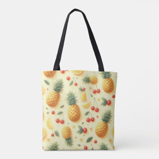 ananasparade tote bag (Achterkant)