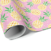 Ananasparadijs: Tropisch patroon Cadeaupapier (Rol Hoek)