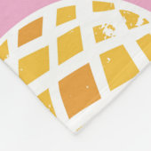 Ananasparadijs: Tropisch patroon Fleece Deken (Hoek)