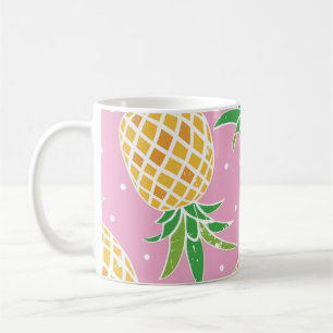 Ananasparadijs: Tropisch patroon Koffiemok