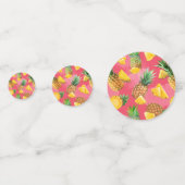 Ananaspatroon 5 confetti (Achterkanten)
