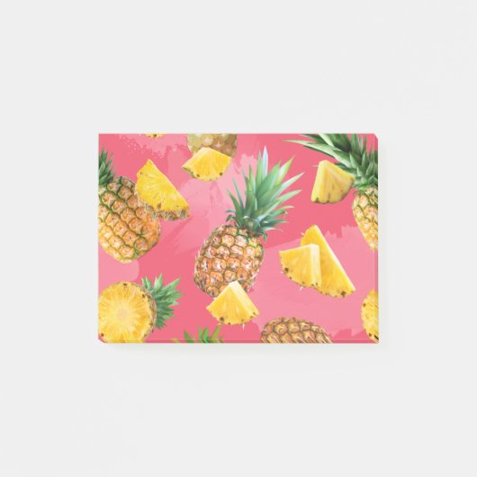 Ananaspatroon 5 post-it® notes (Voorkant)