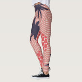 Ananaspatroon geometrisch leggings (Links)