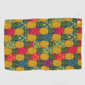 Ananaspatroon golfhanddoek (Horizontaal)