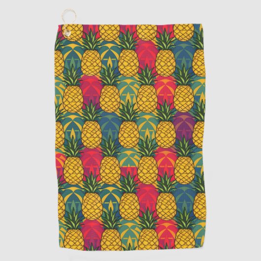 Ananaspatroon golfhanddoek (Voorkant)