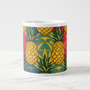Ananaspatroon grote koffiekop