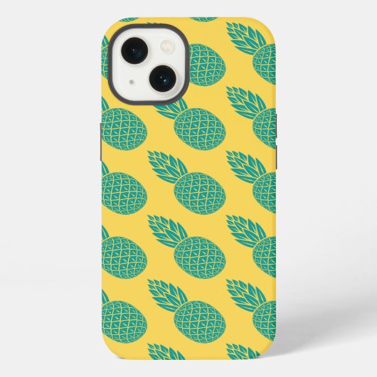 Ananaspatroon iPhone Hoesje (Achterkant)