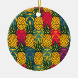 Ananaspatroon  keramisch ornament