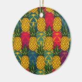 Ananaspatroon keramisch ornament (Links)