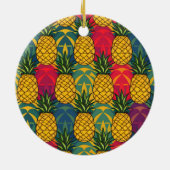 Ananaspatroon keramisch ornament (Achterkant)