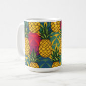 Ananaspatroon koffiemok (Voorkant links)