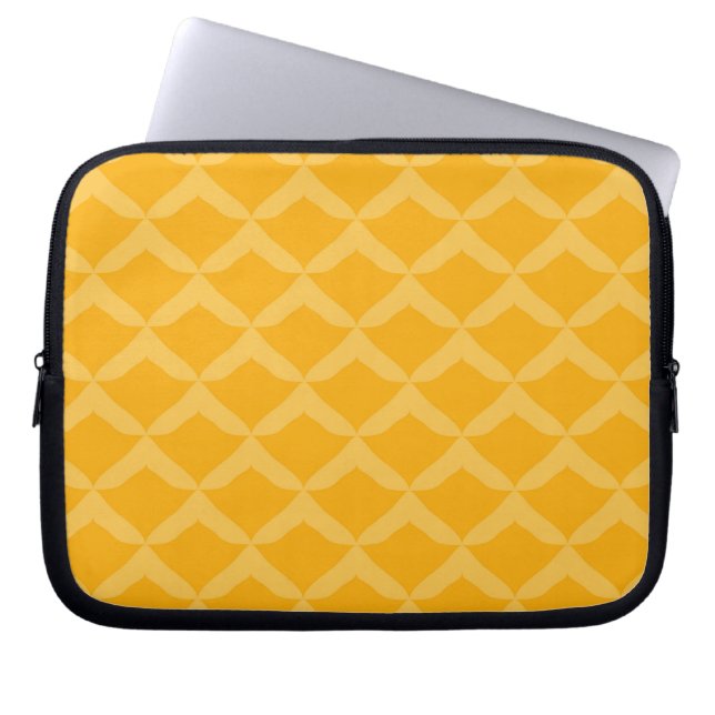 Ananaspatroon Laptop Sleeve (Voorkant)