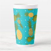 ananaspatroon latte mok (Voorkant)