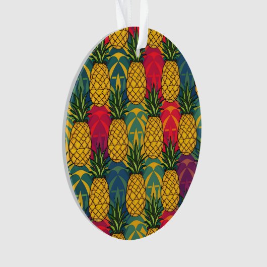 Ananaspatroon  ornament (voorkant)