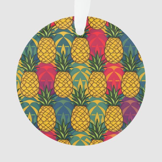 Ananaspatroon ornament (voorkant)