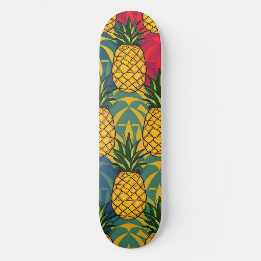 Ananaspatroon persoonlijk skateboard (Voorkant)