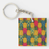 Ananaspatroon sleutelhanger (voorkant)