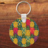 Ananaspatroon sleutelhanger (Voorkant)