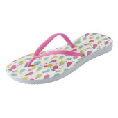Ananaspatroon Teenslippers (Schuin)