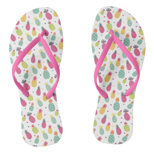 Ananaspatroon Teenslippers (Voetbed)