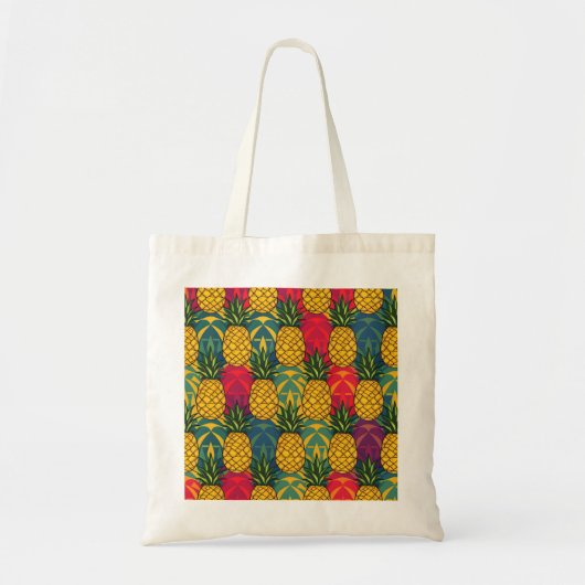 Ananaspatroon tote bag (Voorkant)