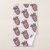 Ananaspatroon Y2K Retro Funky Bad Handdoek (Handdoek)