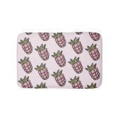 Ananaspatroon Y2K Retro Funky Badmat (Voorkant)