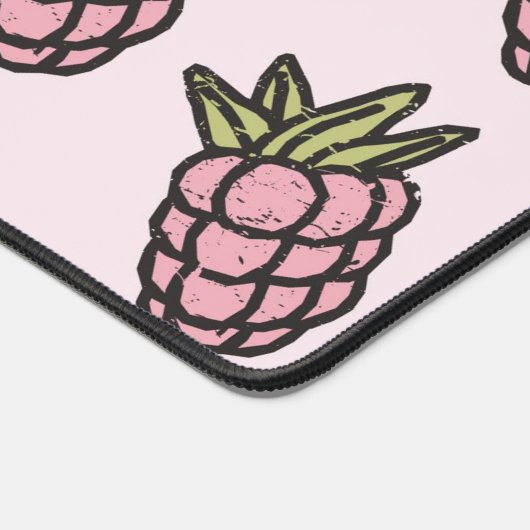 Ananaspatroon Y2K Retro Funky Bureaumat (Hoek)