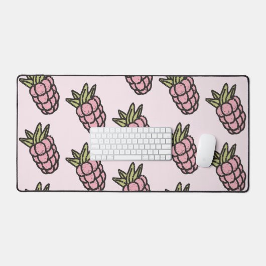 Ananaspatroon Y2K Retro Funky Bureaumat (Keyboard & Muis)