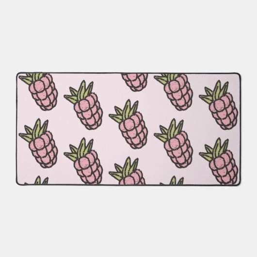 Ananaspatroon Y2K Retro Funky Bureaumat (Voorkant)