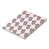 Ananaspatroon Y2K Retro Funky Notitieblok (Linkerzijde)