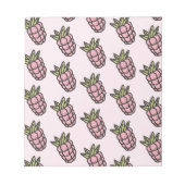 Ananaspatroon Y2K Retro Funky Notitieblok (Voorkant)