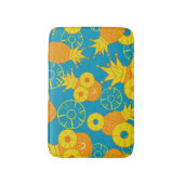 Ananasringen: Doodle Cartoon . Badmat (Voorkant Verticaal)