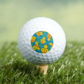 Ananasringen: Doodle Cartoon . Golfballen (Insitu Shirt)