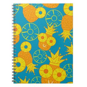 Ananasringen: Doodle Cartoon . Notitieboek