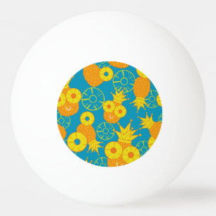 Ananasringen: Doodle Cartoon . Pingpongbal