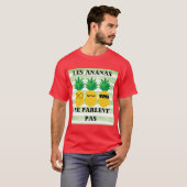 Ananas's Praten Niet Grappig T-shirt (Voorkant volledig)