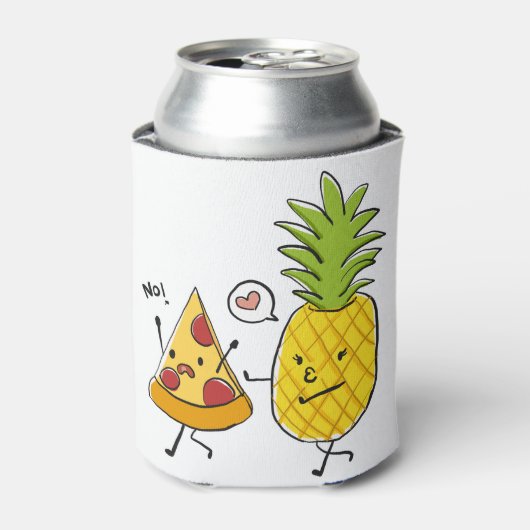 ananassap pizza blikjeskoeler (Blikje Voorkant)