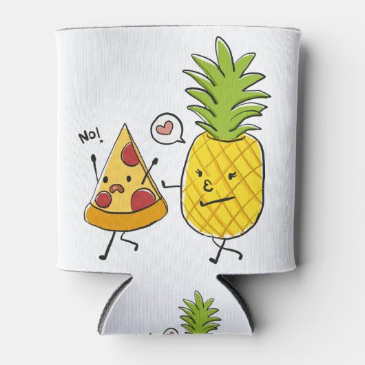 ananassap pizza blikjeskoeler (Voorkant)