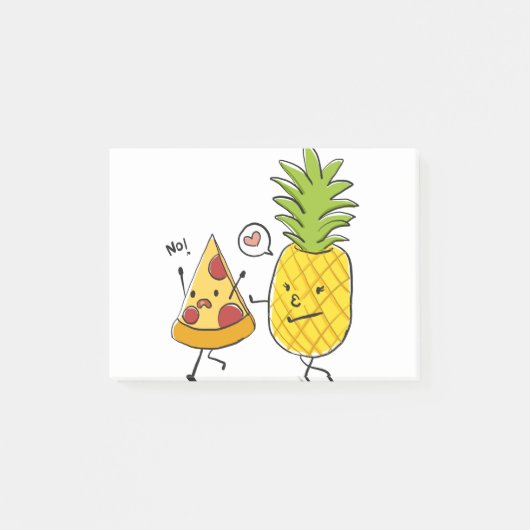 ananassap pizza post-it® notes (Voorkant)