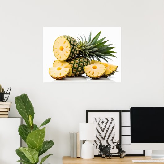 Ananassap Poster (Thuiskantoor)