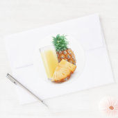 ananassap ronde sticker (Envelop)