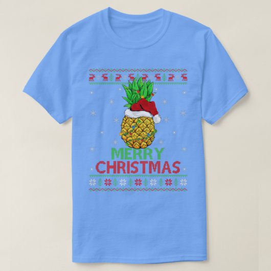 ananassapelvruchtenmakerijen lichten anananasappel t-shirt (Design voorkant)