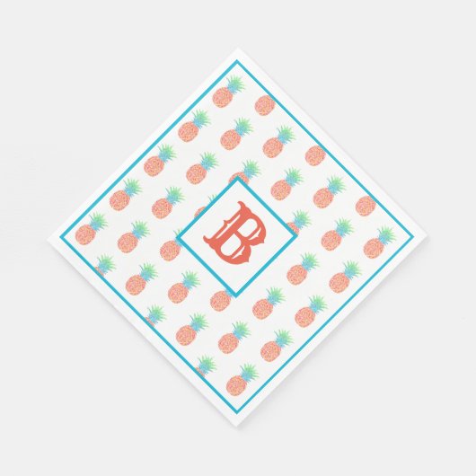 Ananassapier Napkin Servet (Hoek)