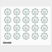Ananassaus Ronde Sticker (Vel)