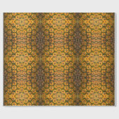 Ananasschil textuur cadeaupapier (Vlak)