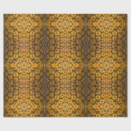 Ananasschil textuur cadeaupapier (Vlak)