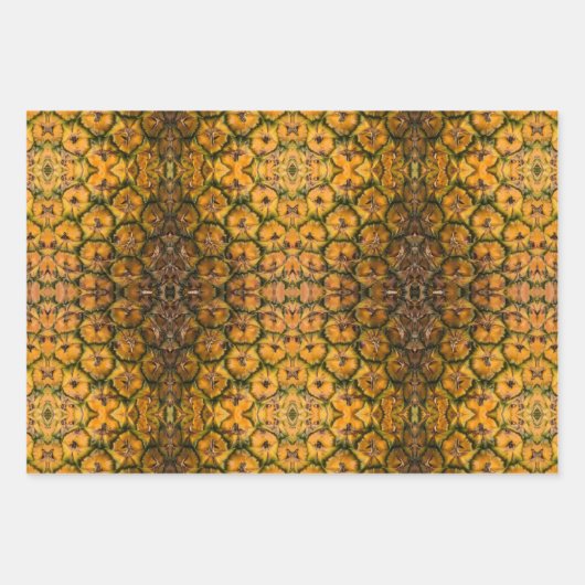 Ananasschil textuur inpakpapier vel (Voorkant 2)